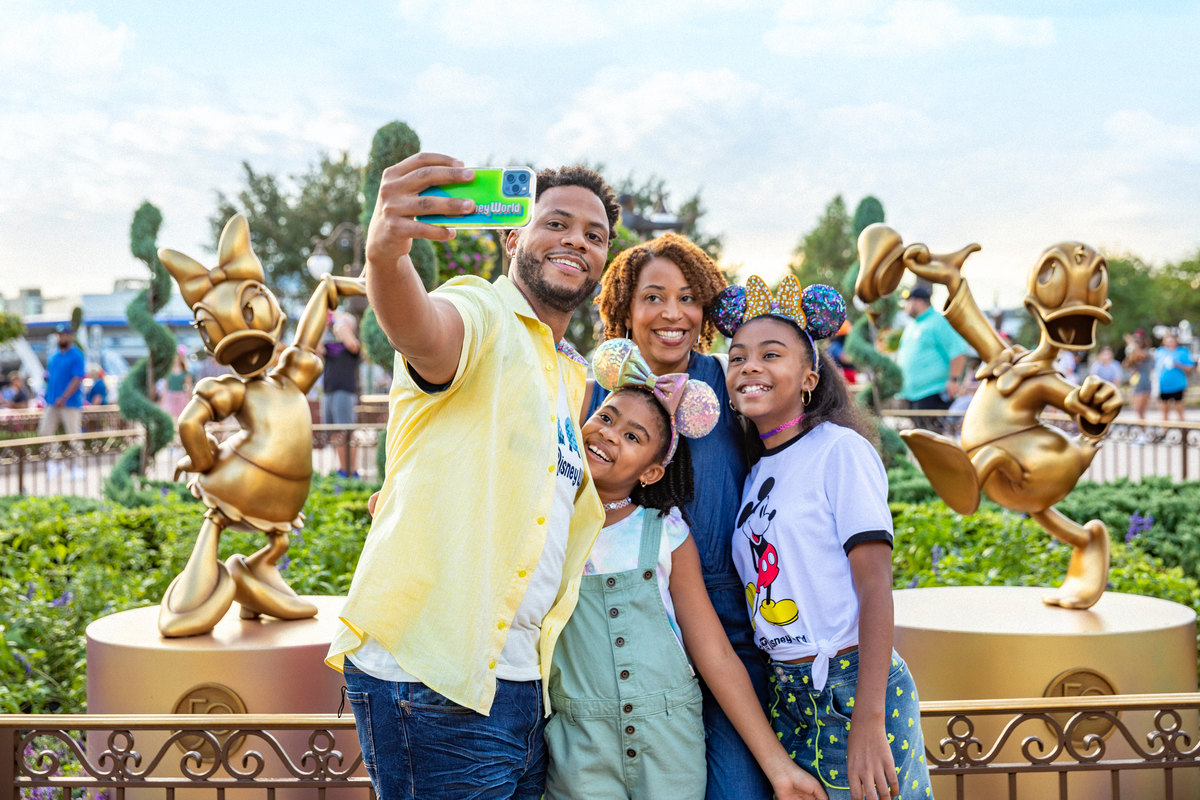 Guests at Magic Kingdom Theme Park