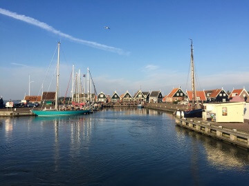 Arrivée sur la magnifique île de Marken