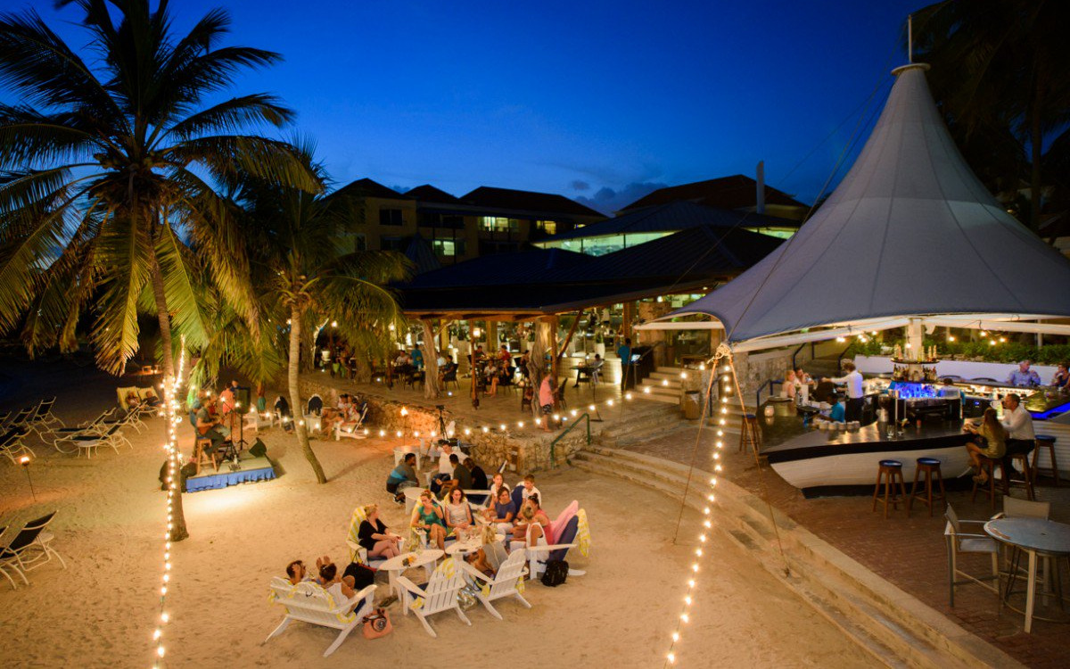 Beach at night