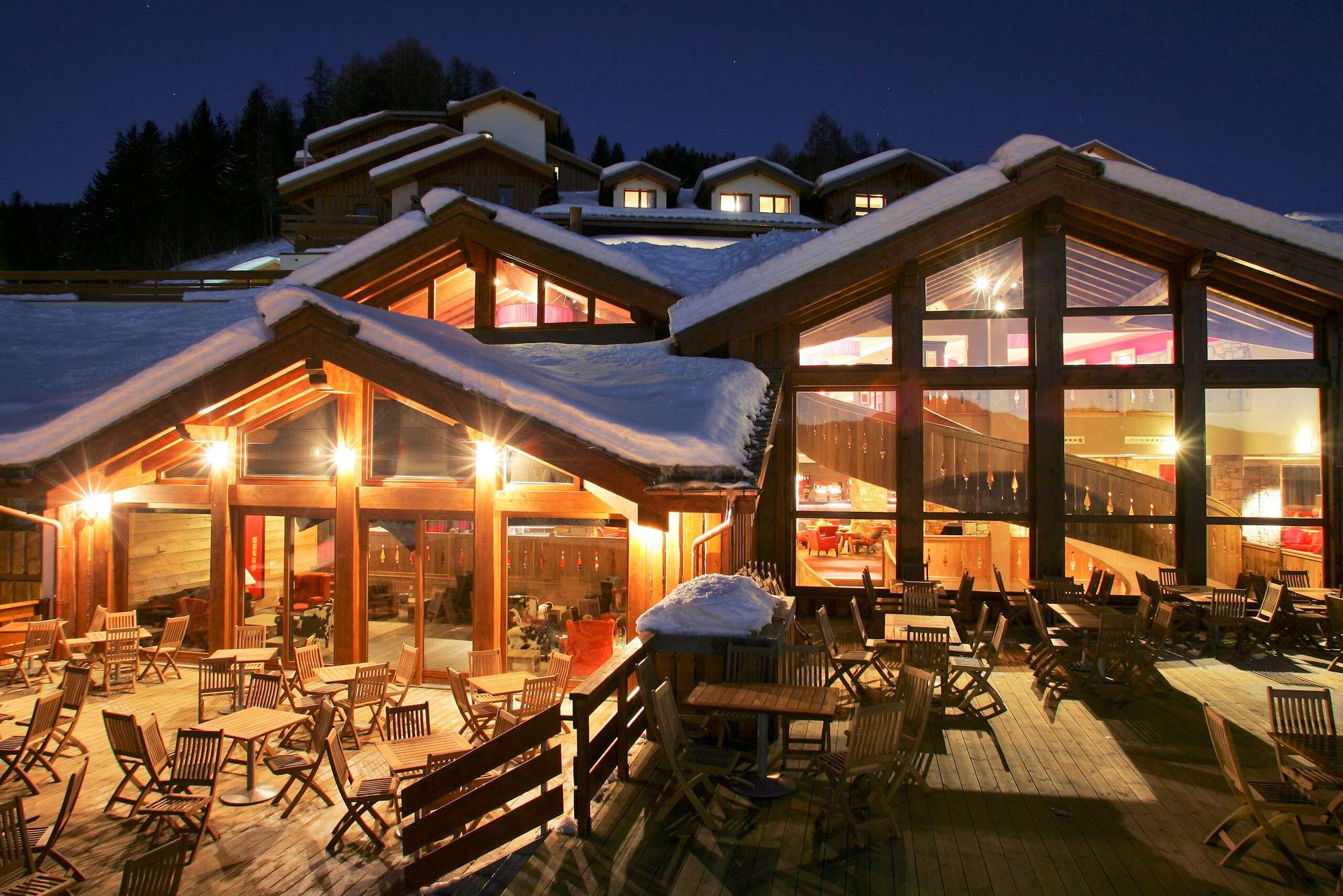 Night on terrace
