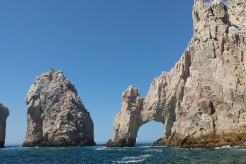 Cabos San Lucas rock pierced