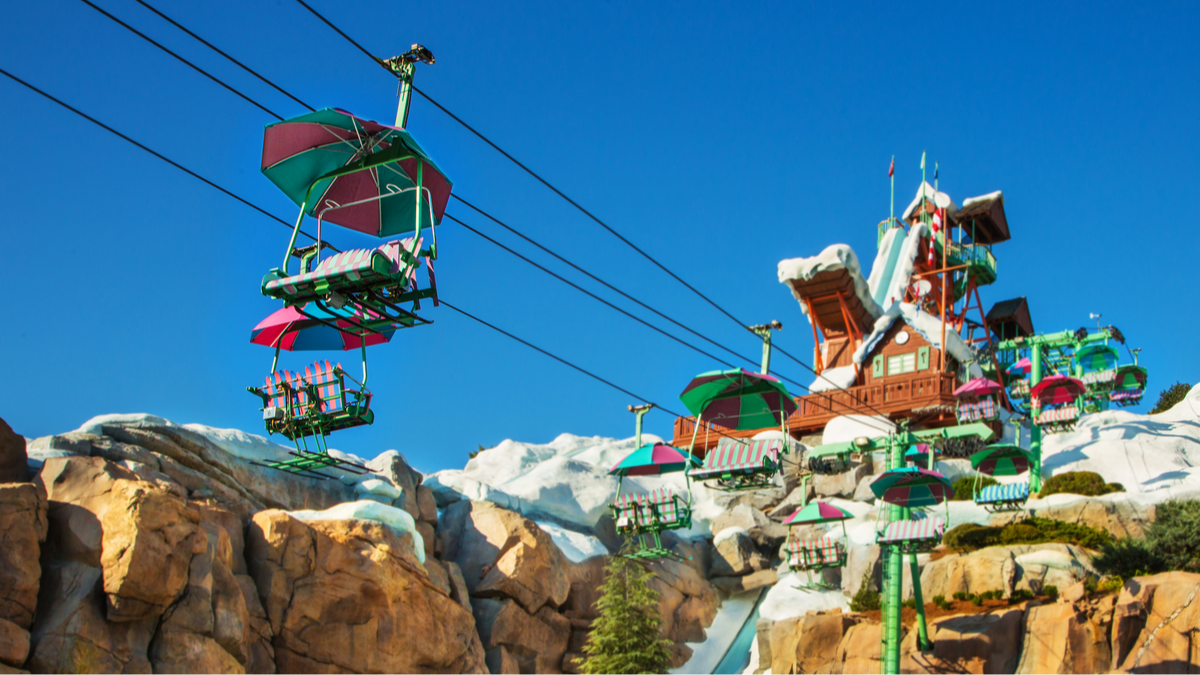 Chairlift at Disney's Blizzard Beach