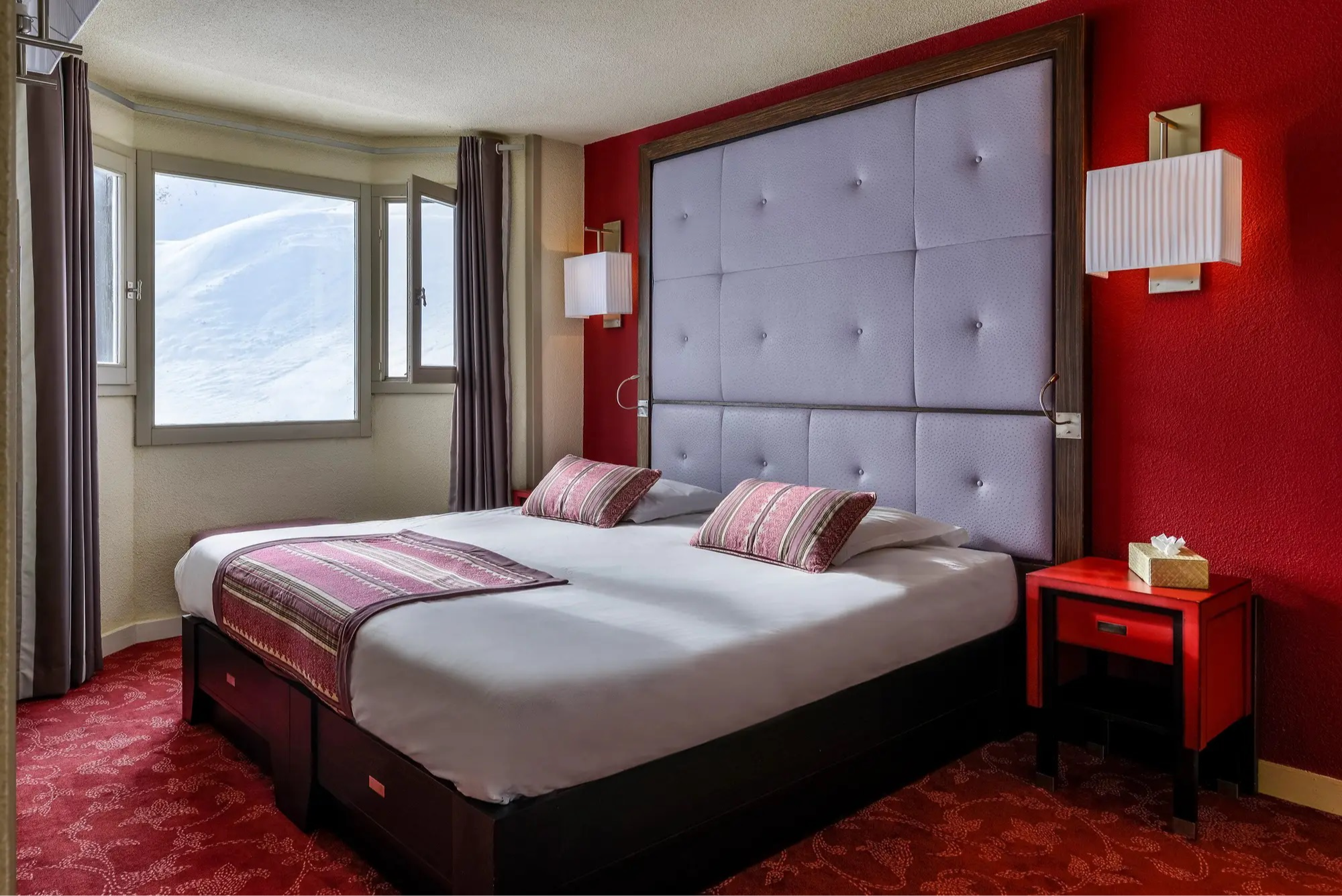 Chambre au Club Med Alpes Françaises La Plagne 2100, France Chambre au Club Med Alpes Françaises La Plagne 2100, France