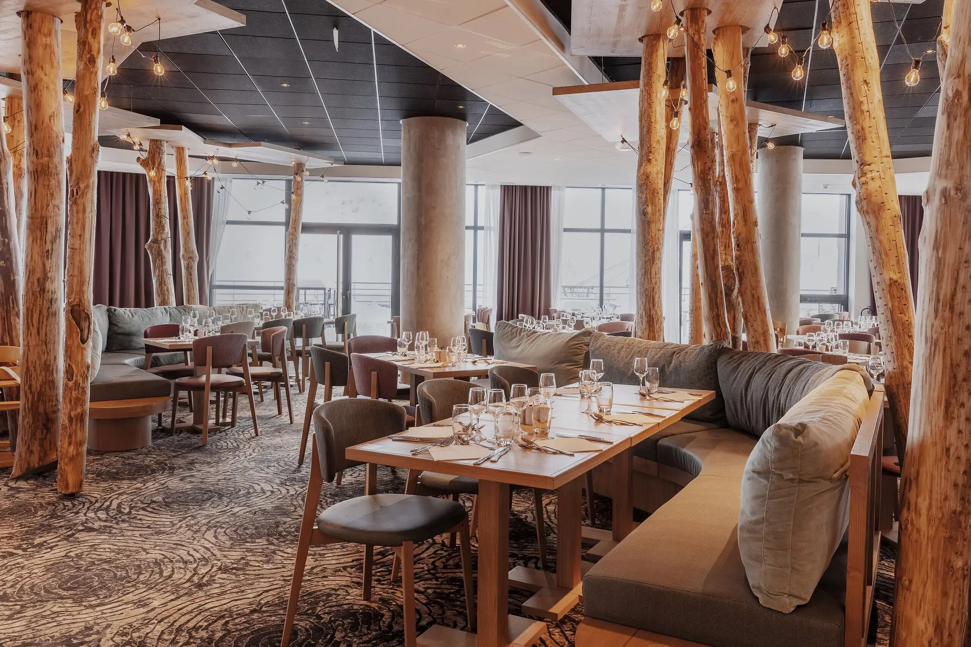 Restaurant at Club Med French Alps Tignes, France