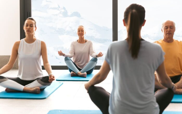 Yoga at Club Med Grand Massif Samoëns Morillon