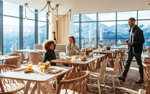 Restaurant at Club Med La Rosière