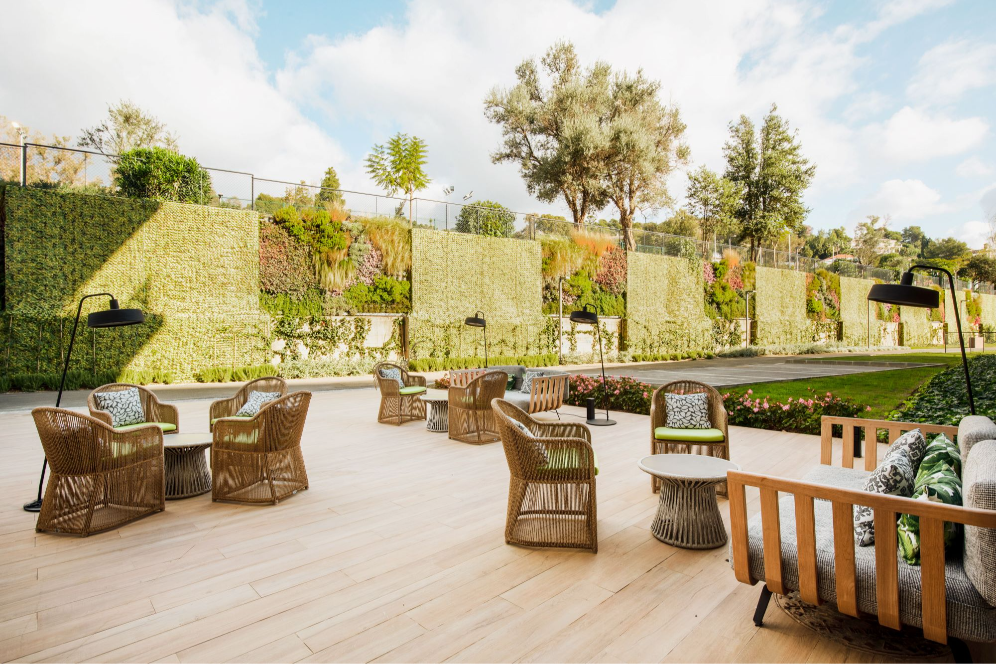 terrace at Club Med Magna Marbella, Spain