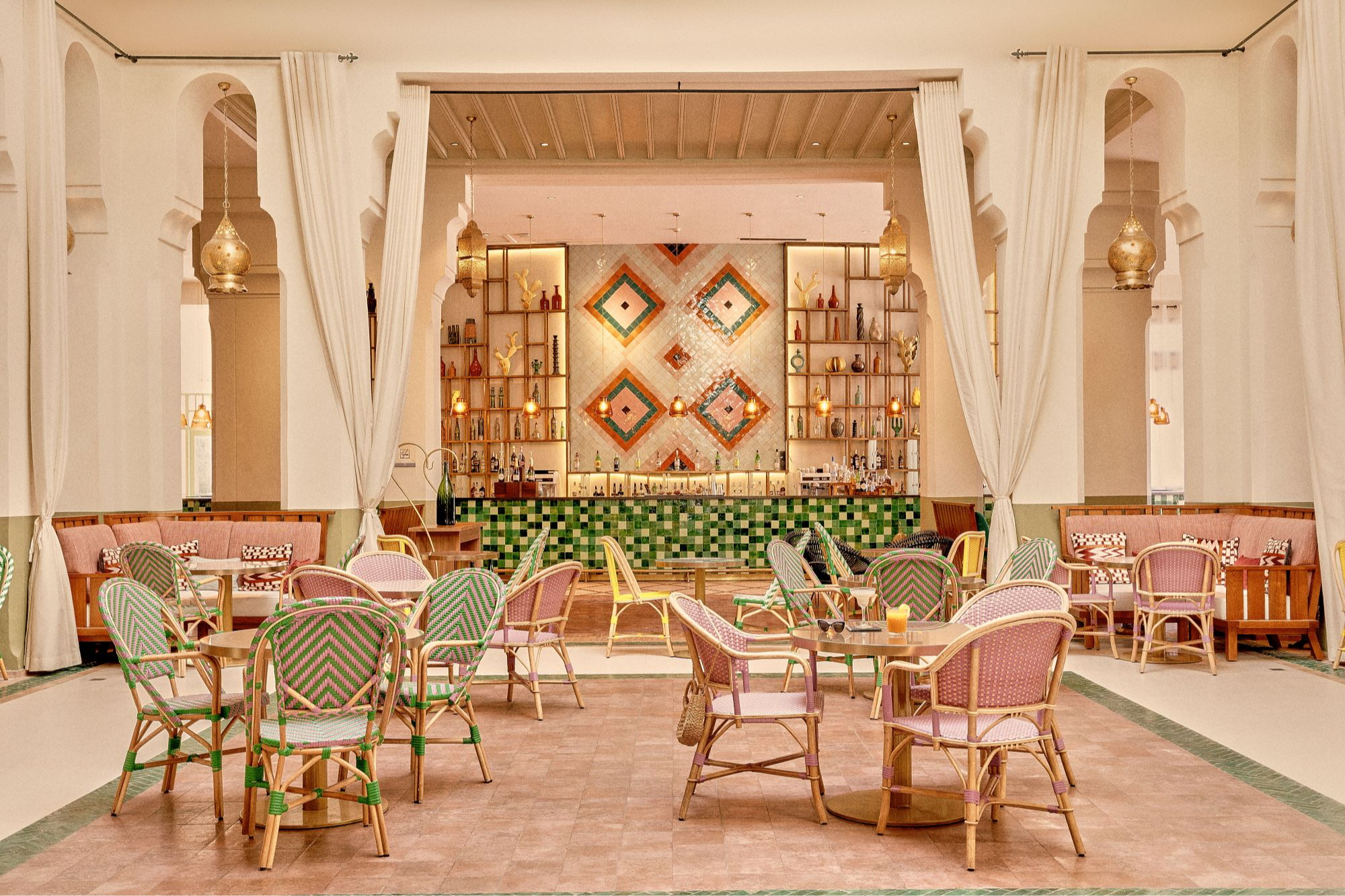 Bar au Club Med Marrakech la Palmeraie, Maroc