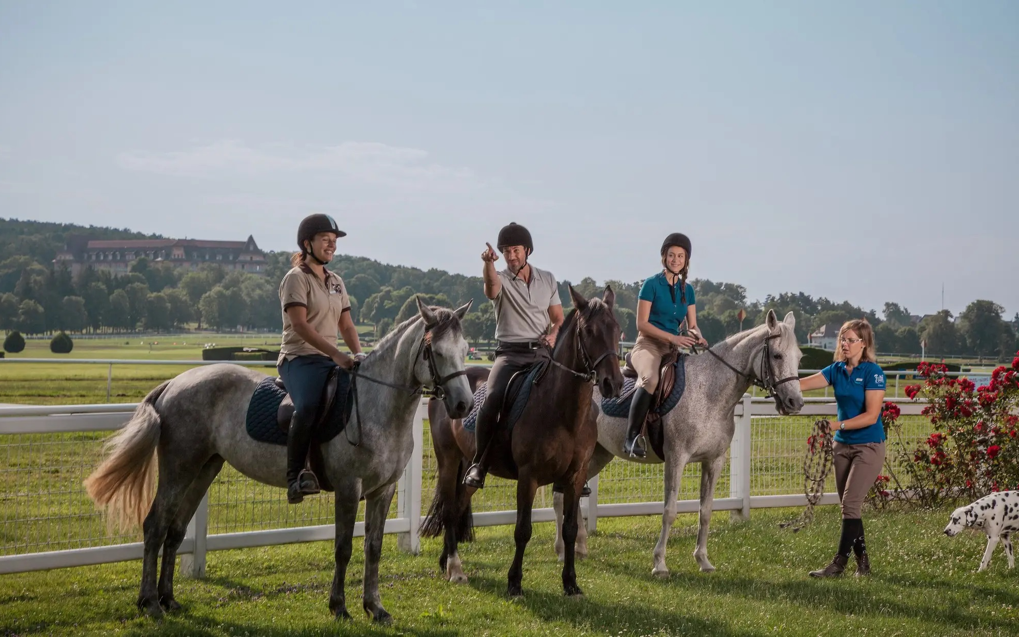 Equitation au Club Med Vittel Golf Ermitage