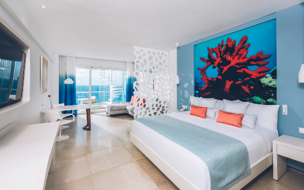 Chambre au Coral Level at Iberostar Selection Cancun