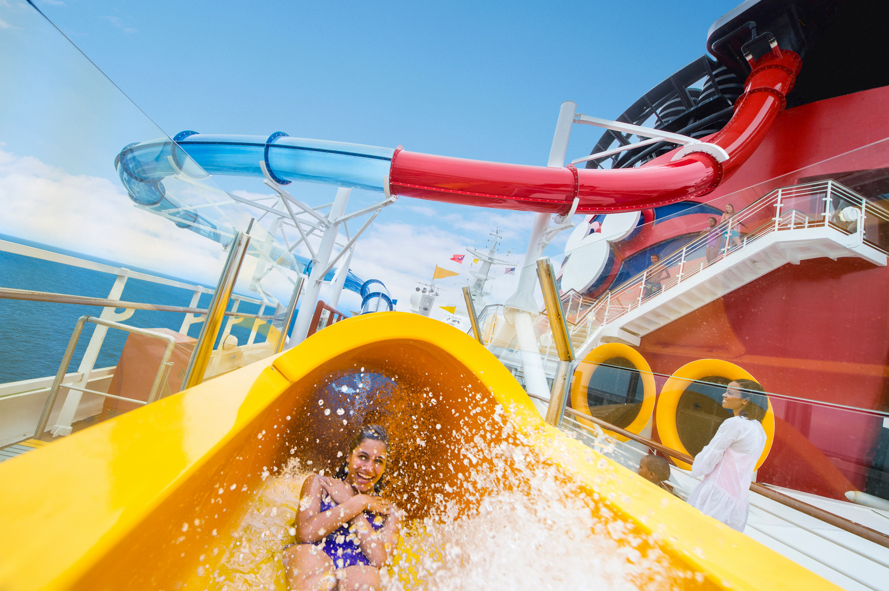 AquaDunk Waterslides on Disney Magic