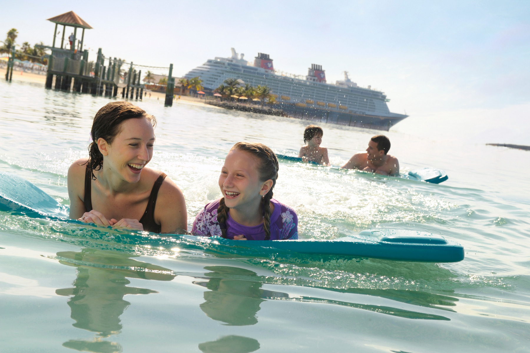 Family time at Castaway Cay