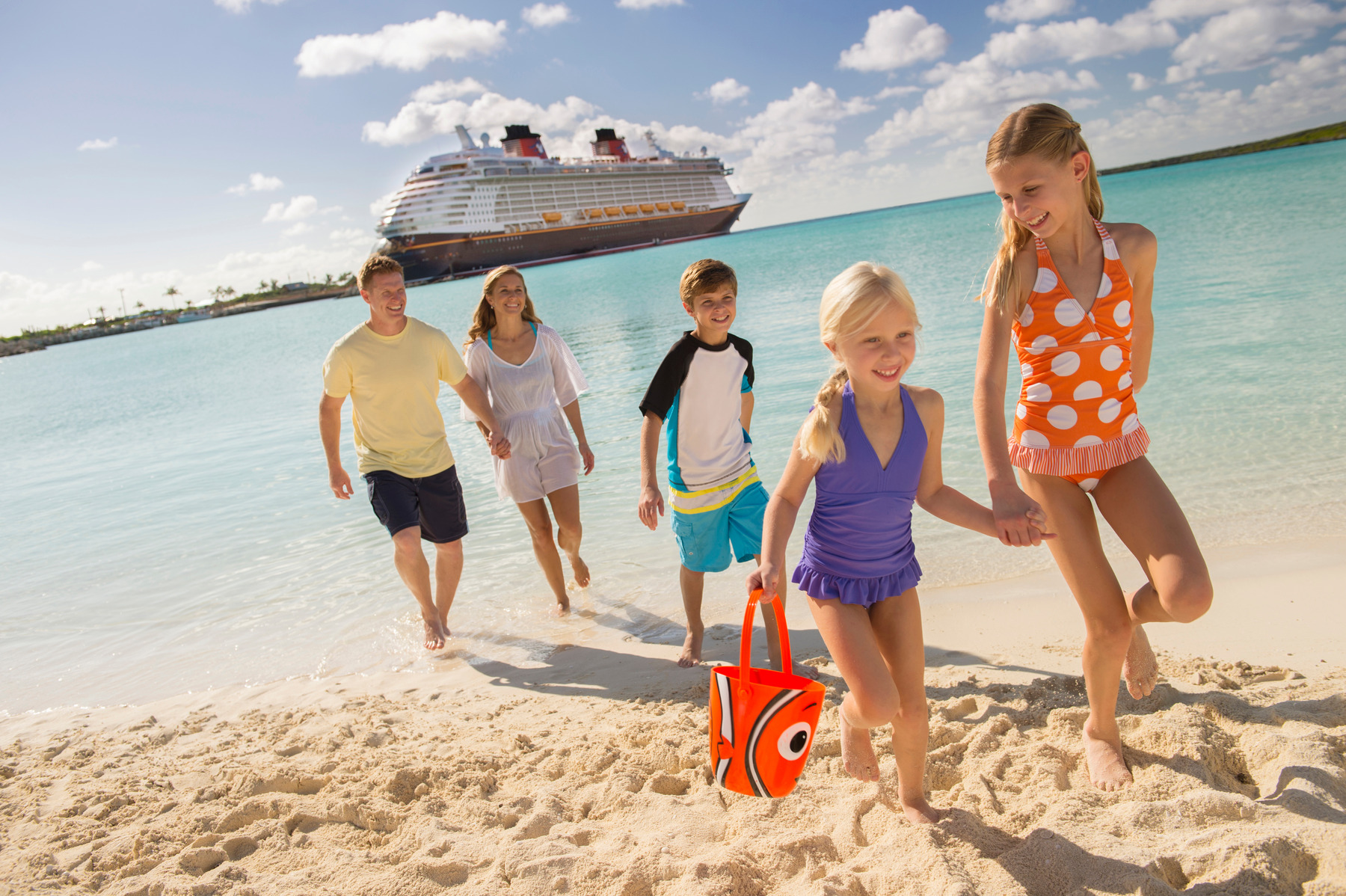 Family time at Castaway Cay