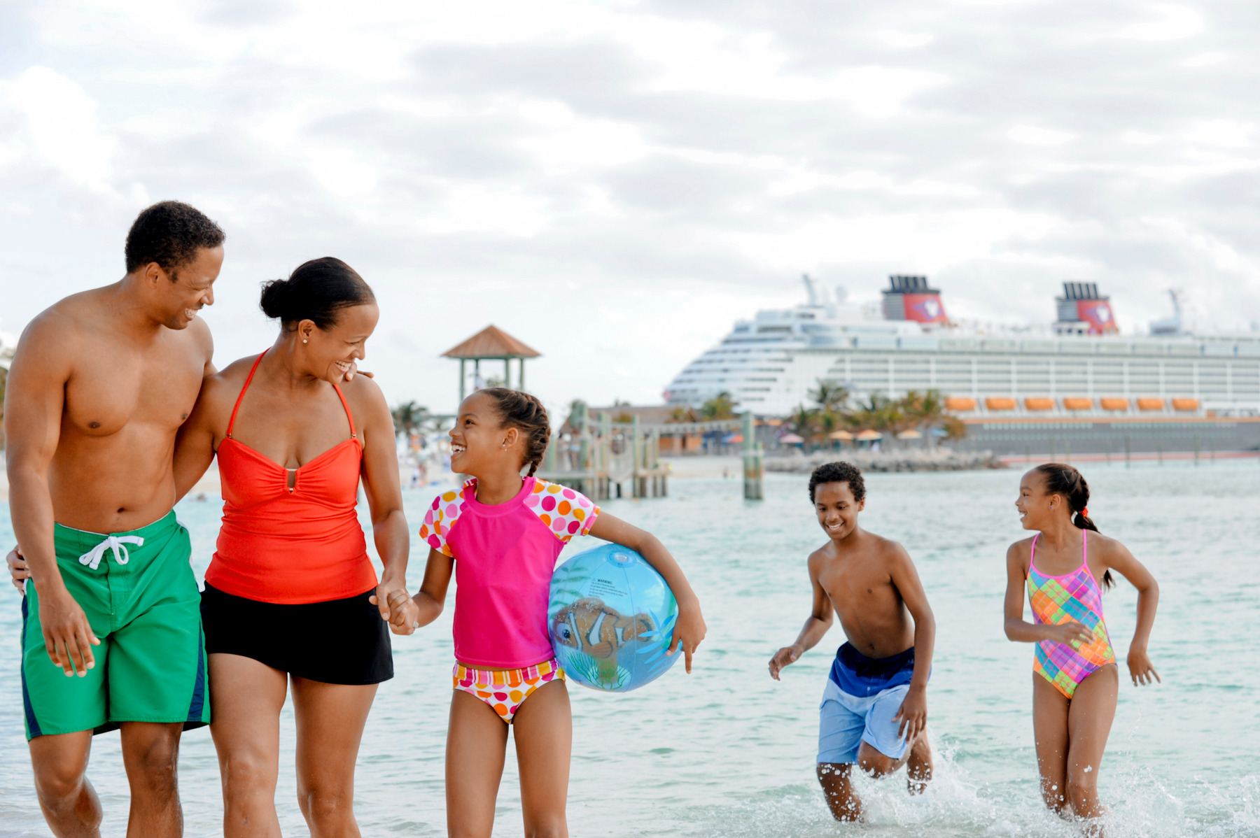 Family time at Castaway Cay