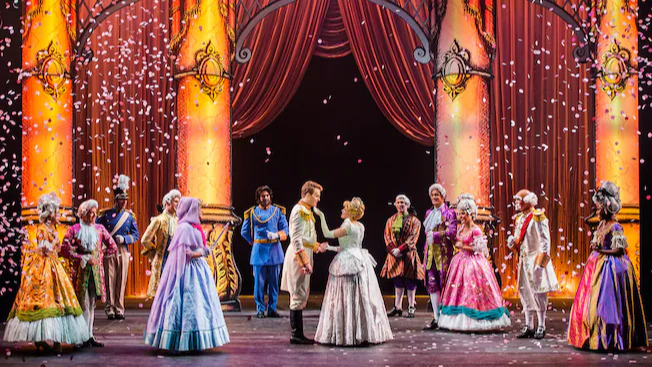 The "Twice Charmed" show on Disney Magic, an original twist on the Cinderella story