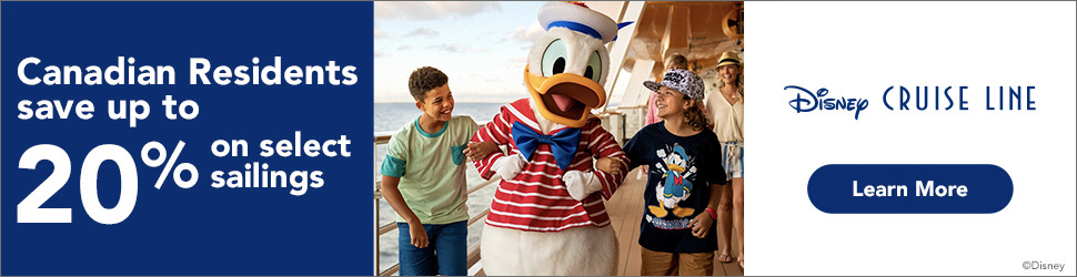 Canadian Residents - Save up to 25% on select Disney Cruise Line sailings