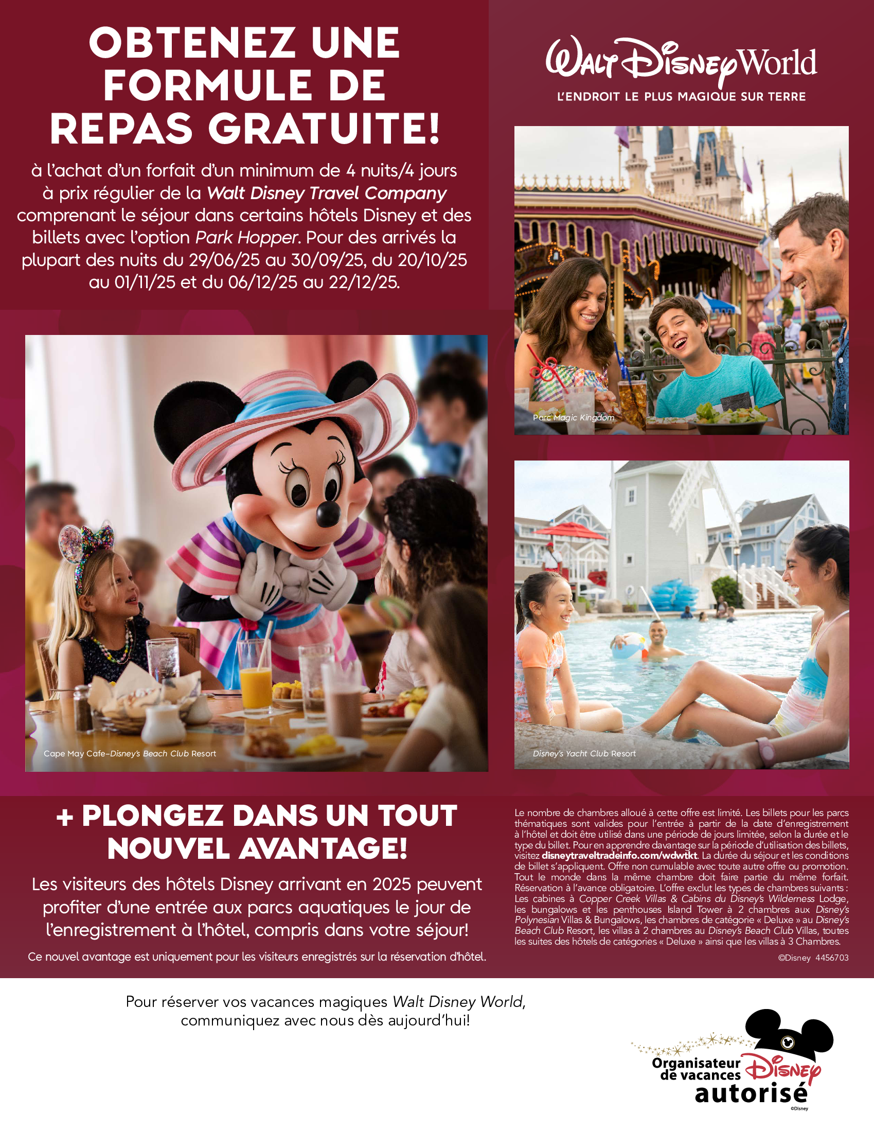 Walt Disney World Resort en Floride - Séjournez plus longtemps et économisez plus