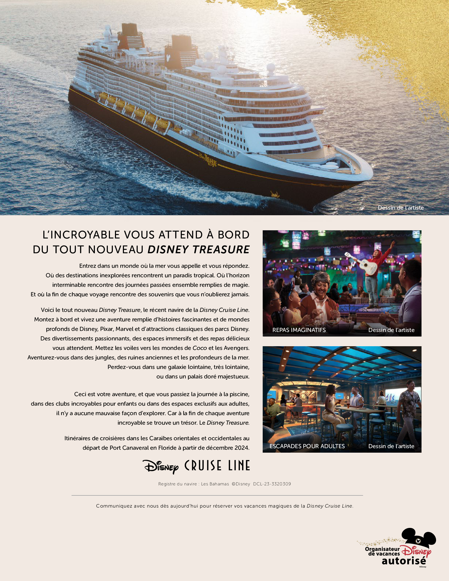 Disney Cruise Line - Résidents Canadiens, Économisez jusqu'à 25% sur certaines croisières. Réservez avec les Créateurs de Magie - Voyages Synergia