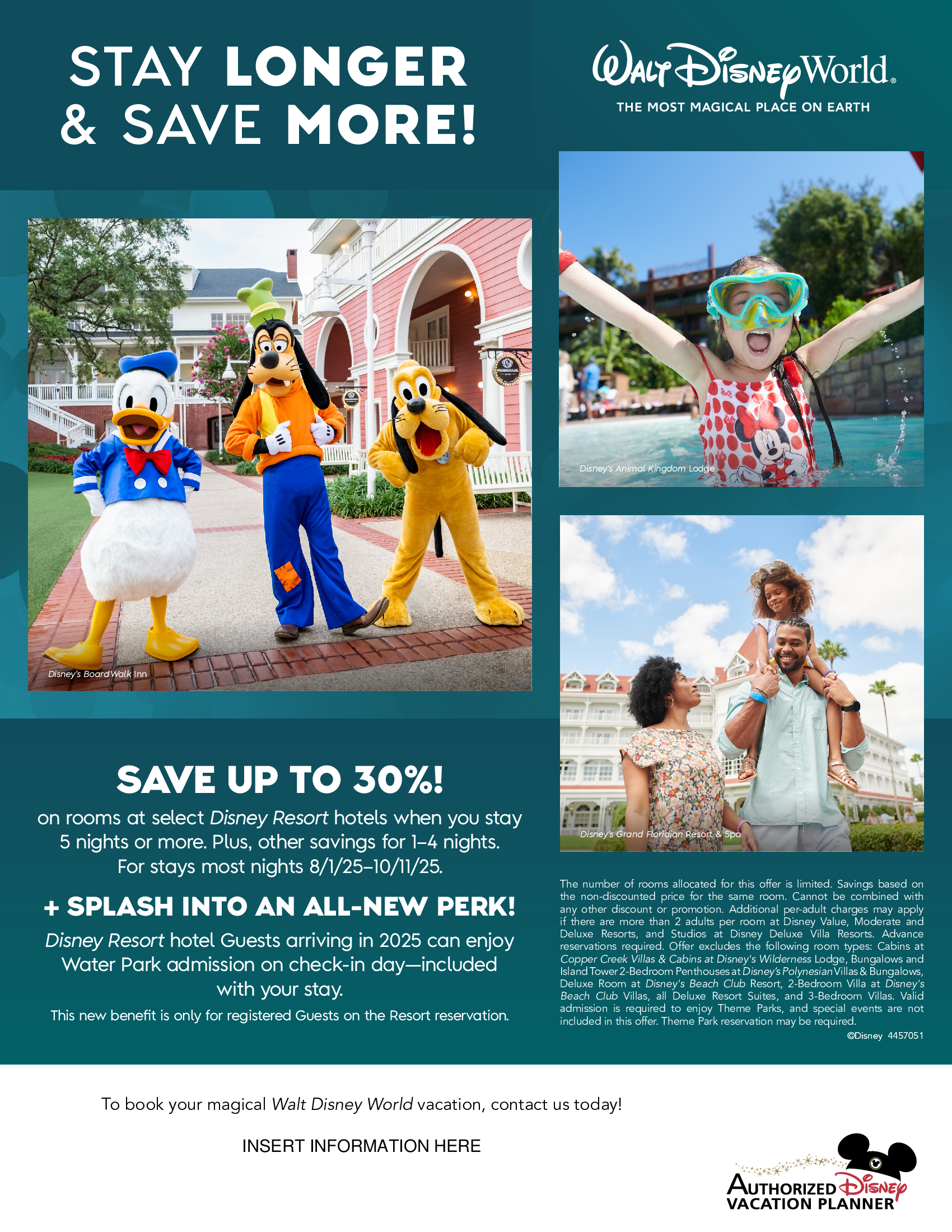 Walt Disney World Resort in Florida Save Longer And Save More !
