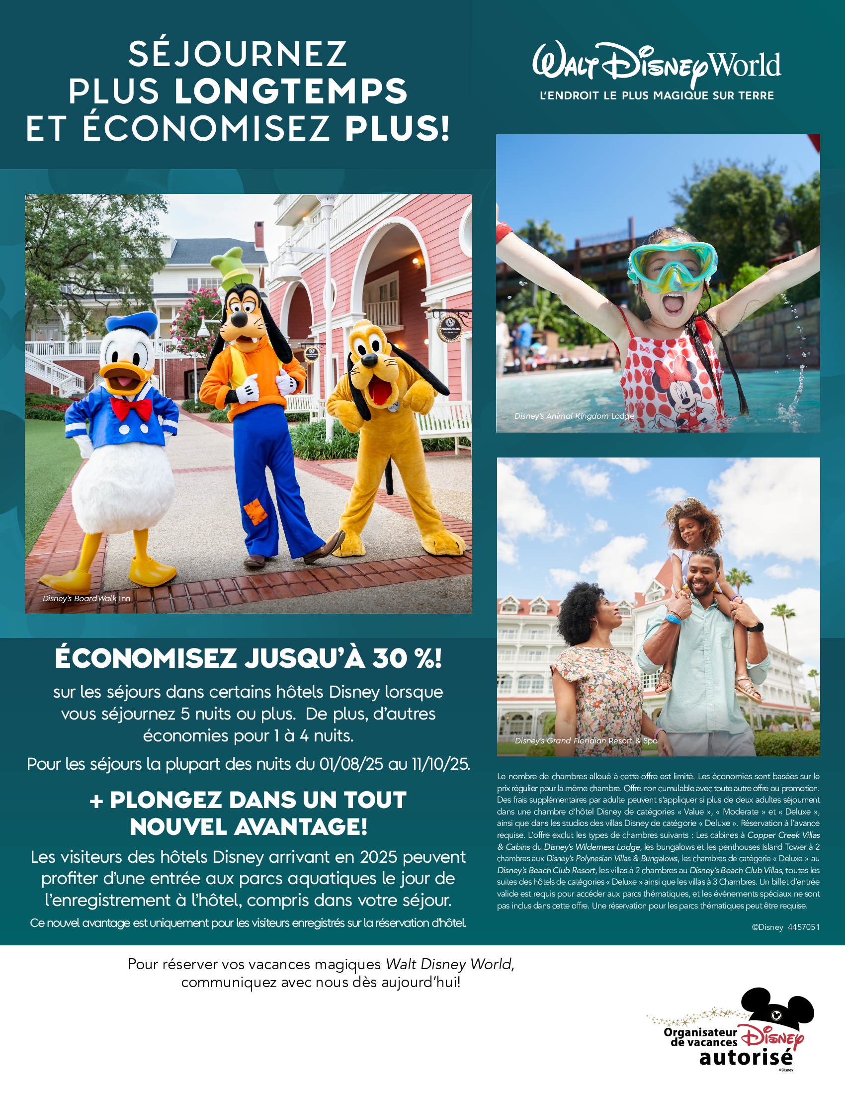 Walt Disney World Resort en Floride - Économisez jusqu'à 30%