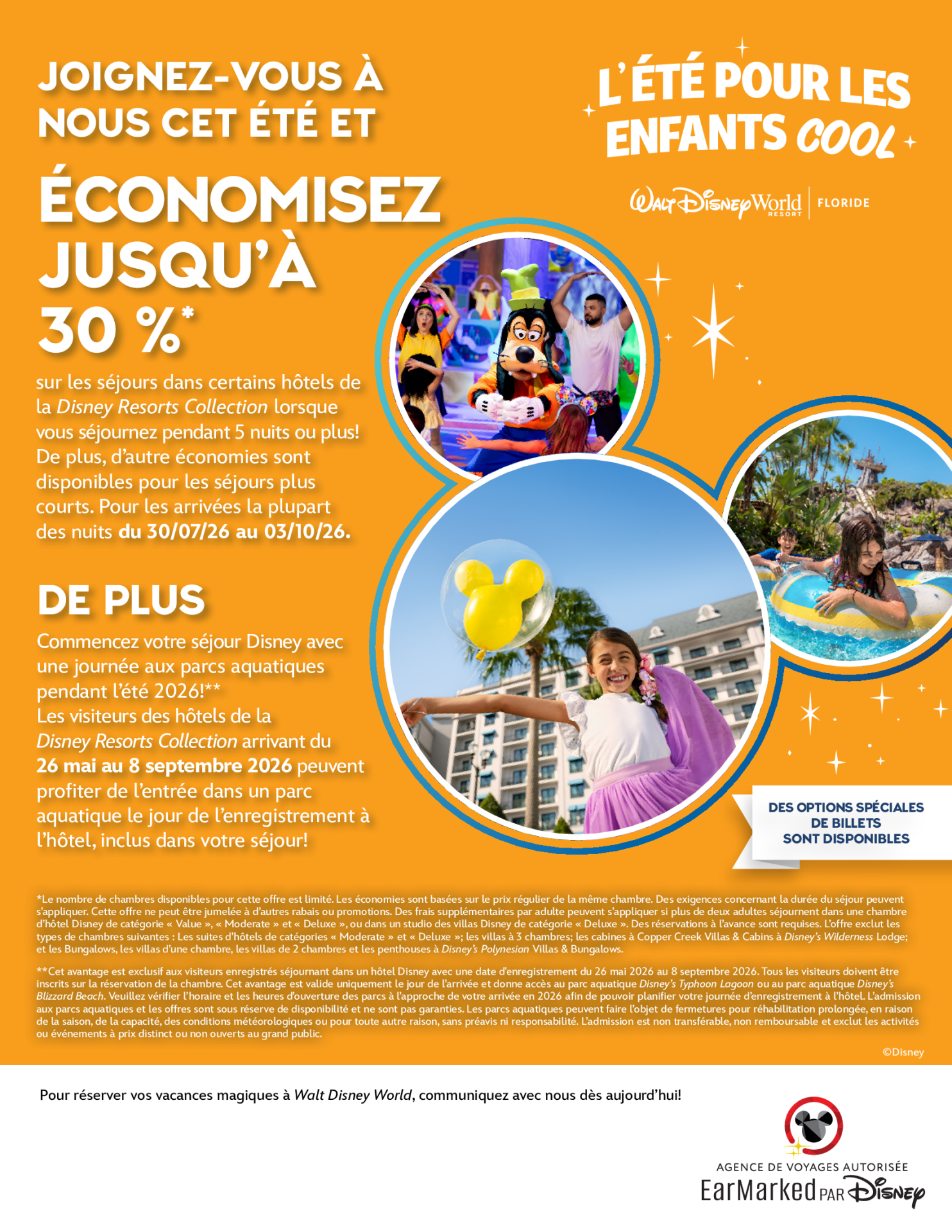 Walt Disney World Resort en Floride Économisez jusqu'à 30% Créateurs de Magie Voyages Synergia