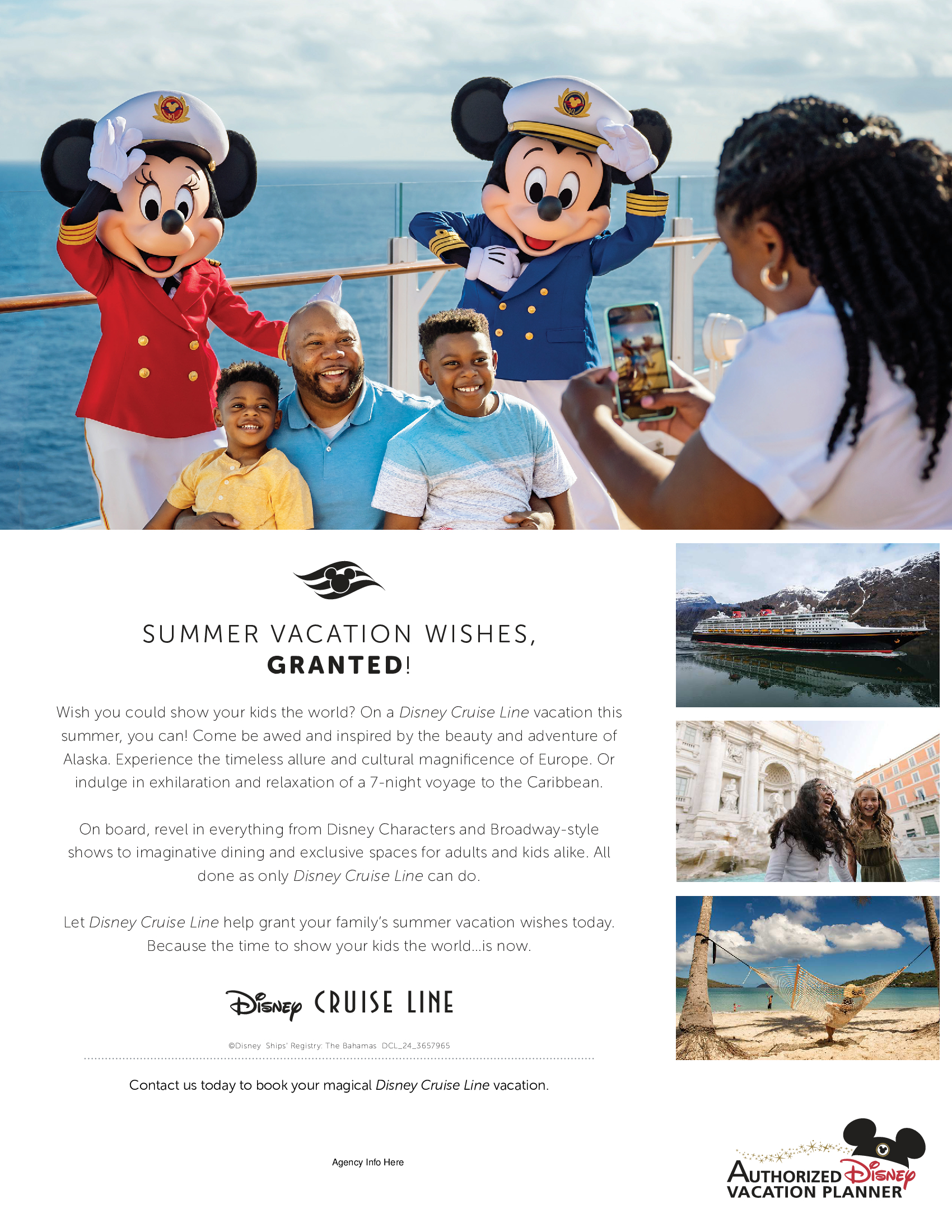 Disney Cruise Line - Summer vacation wishes, granted!