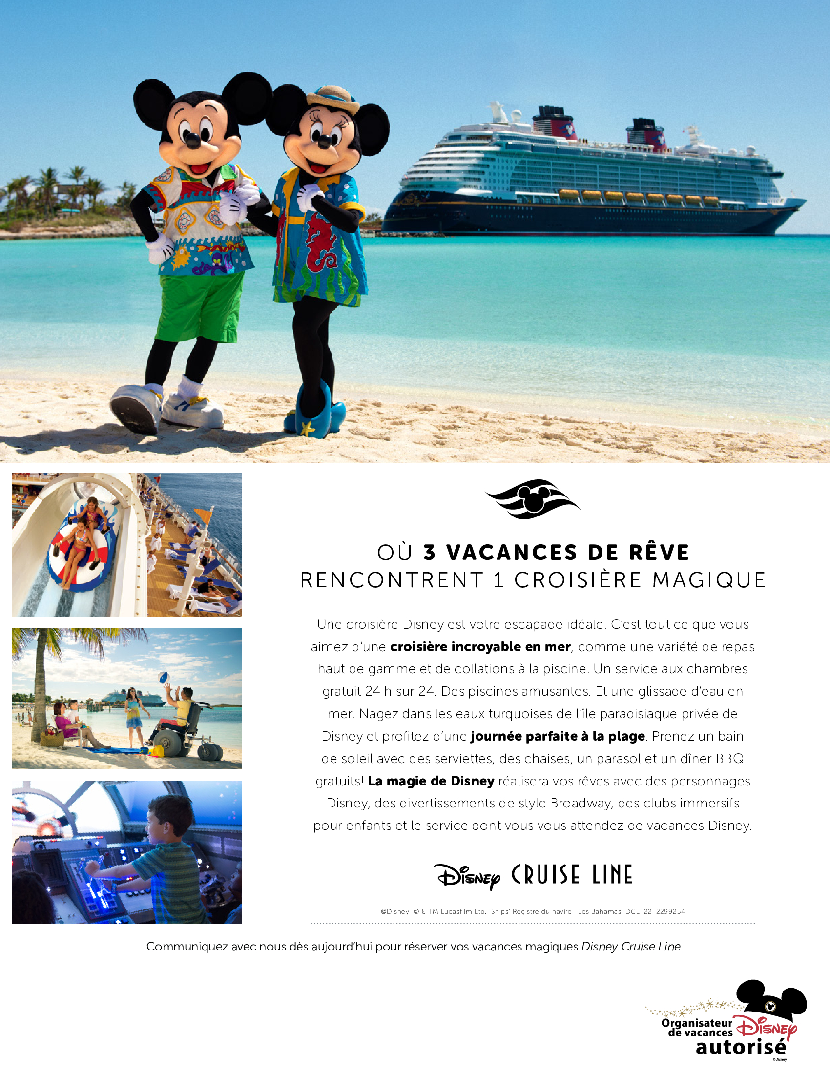 Disney Cruise Line - Où 3 vacances de rêves rencontrent une croisière magique