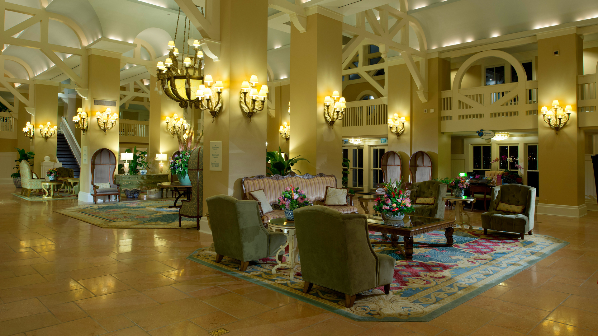 Hall du Disney’s Beach Club Resort à Walt Disney World Resort en Floride