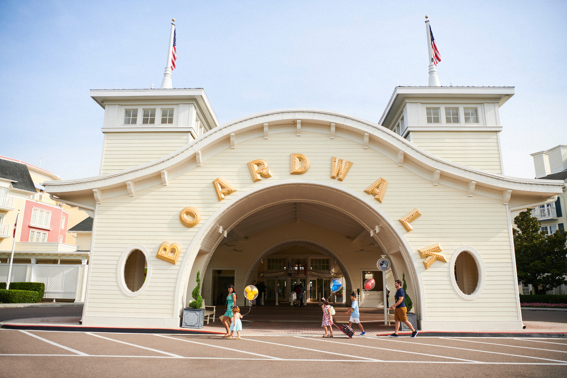 Entrance at  Disney’s BoardWalk Villas at Walt Disney World Resort in Florida