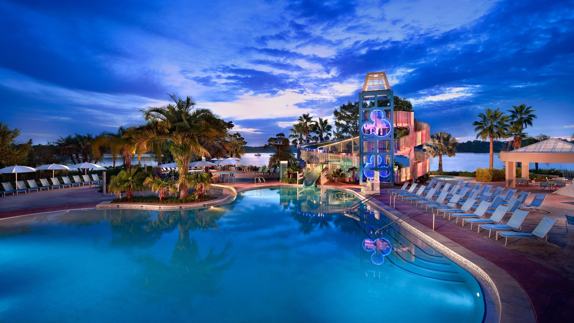 Pool at Disney’s Contemporary Resort at Walt Disney World Resort in Florida