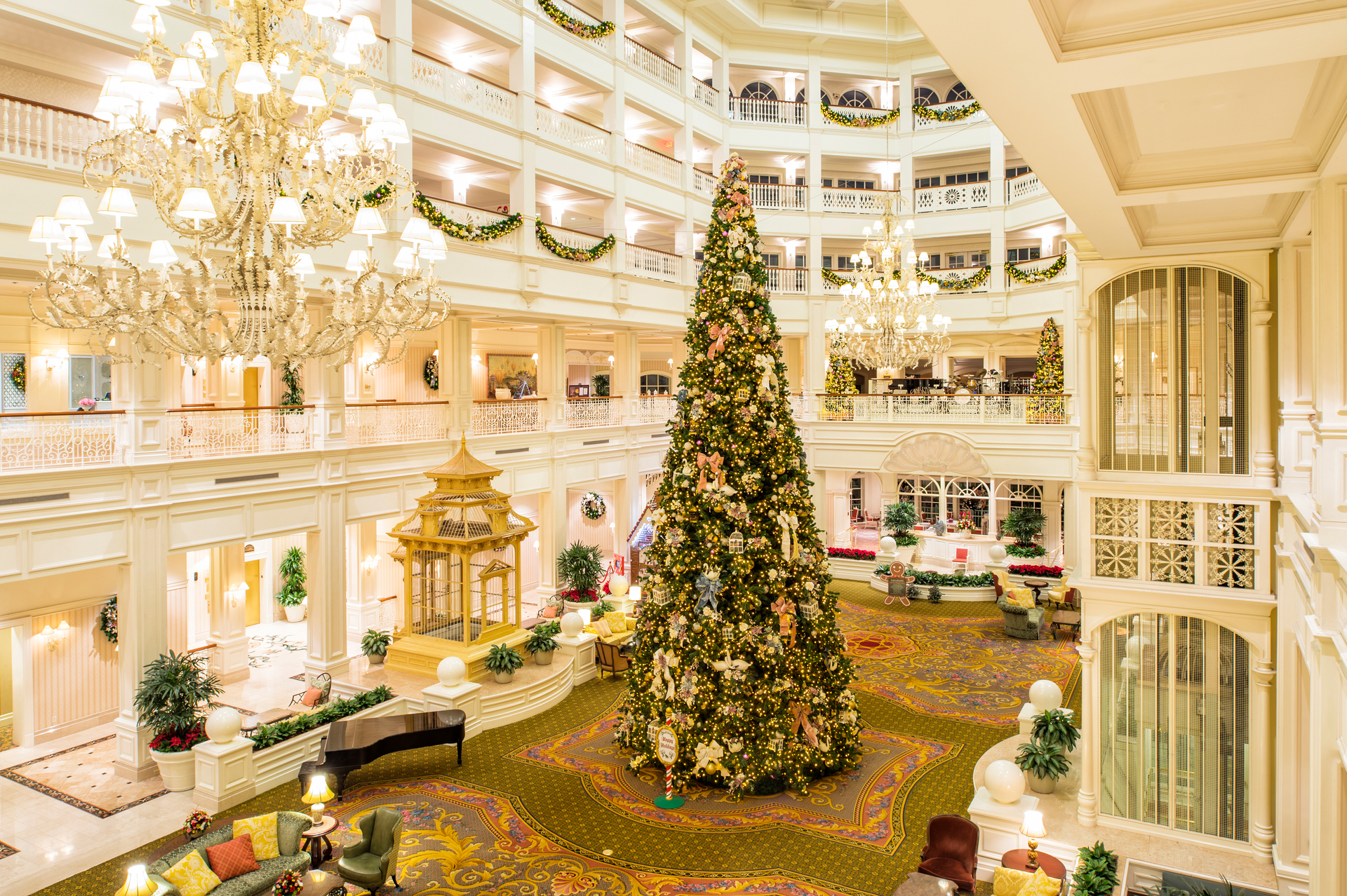 Lobby at Disney’s Grand Floridian Resort & Spa at Walt Disney World Resort in Florida