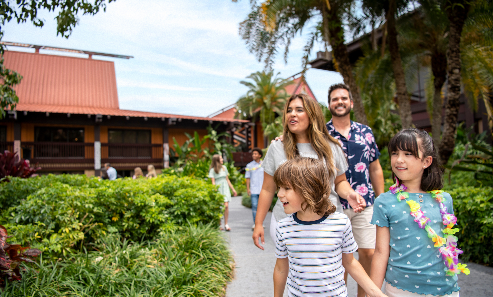 Famille au Disney