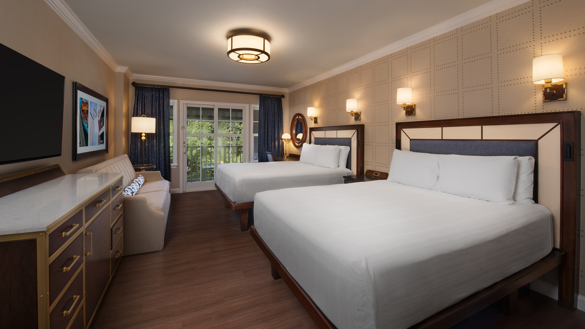 Room at  Disney’s Yacht Club Resort at Walt Disney World Resort in Florida