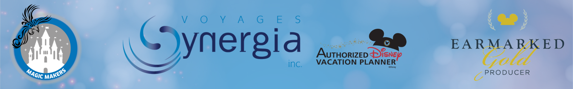 Voyages Synergia Magic Makers Authorized Disney Vacation Planner Earmarked Gold Producer