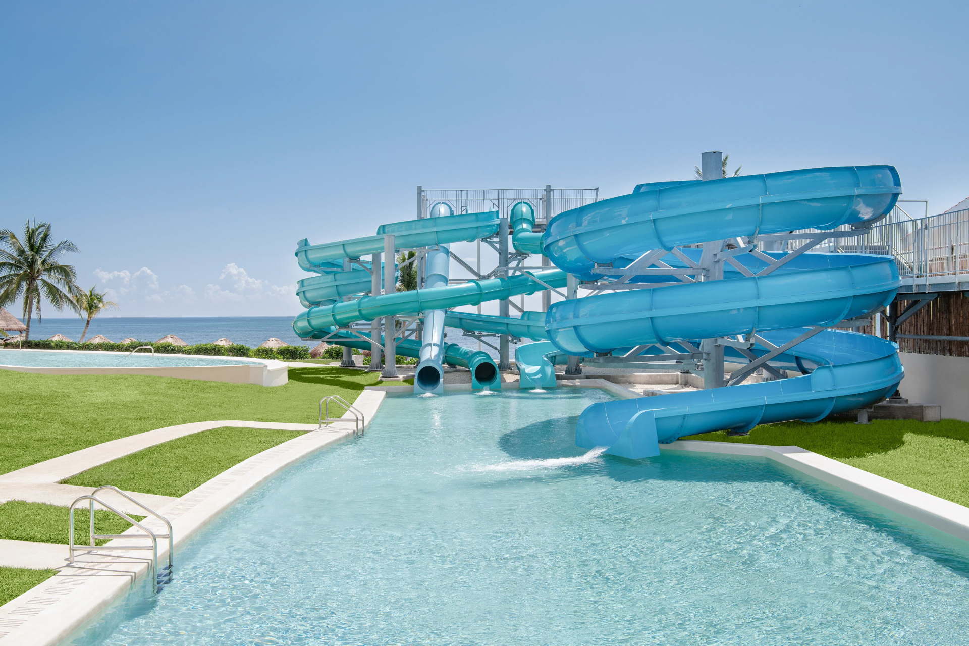 Aquatic parc at Dreams Puerto Morelos, Riviera Maya with Aquaterra Travels