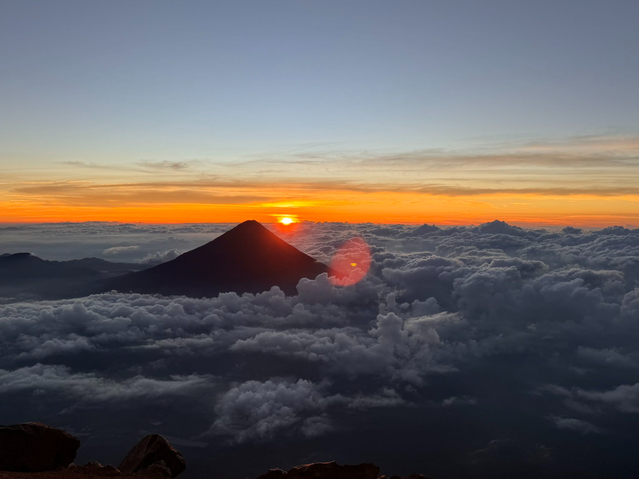 Vue du volcan Fuego