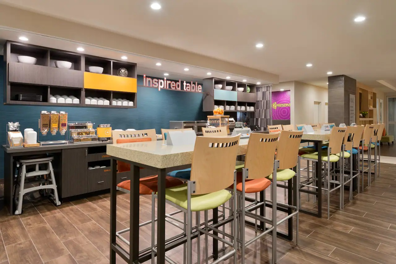 Breakfast at Home 2 Suites by Hilton Orlando International Drive South
