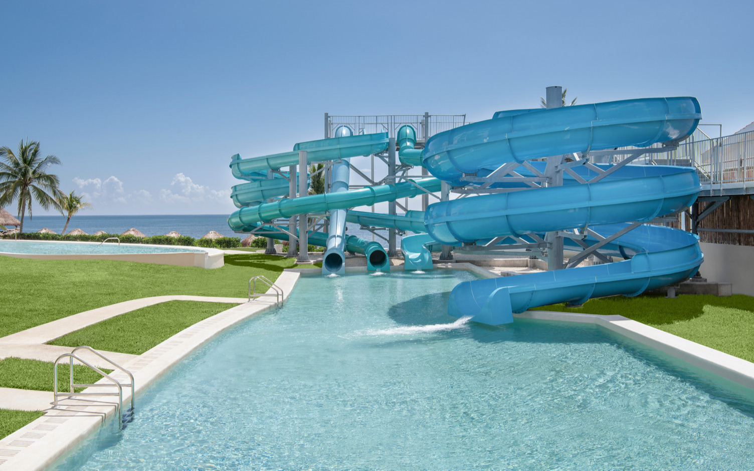 Ocean front slides