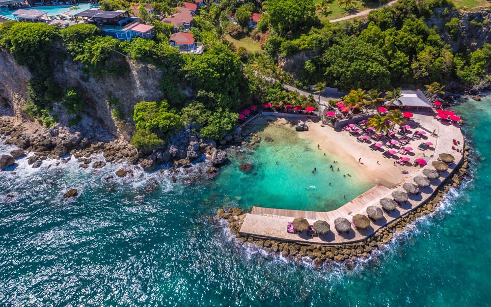 Plage - Vue aérienne