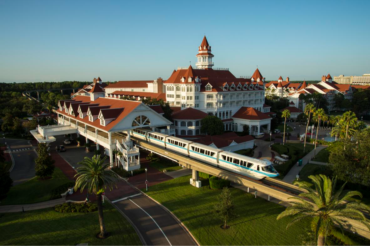 Monorail at Disney’s Grand Floridian Resort & Spa at Walt Disney World Resort in Florida