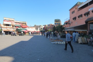 Place Jemaa-el-Fna à Marrakech Place Jemaa-el-Fna à Marrakech