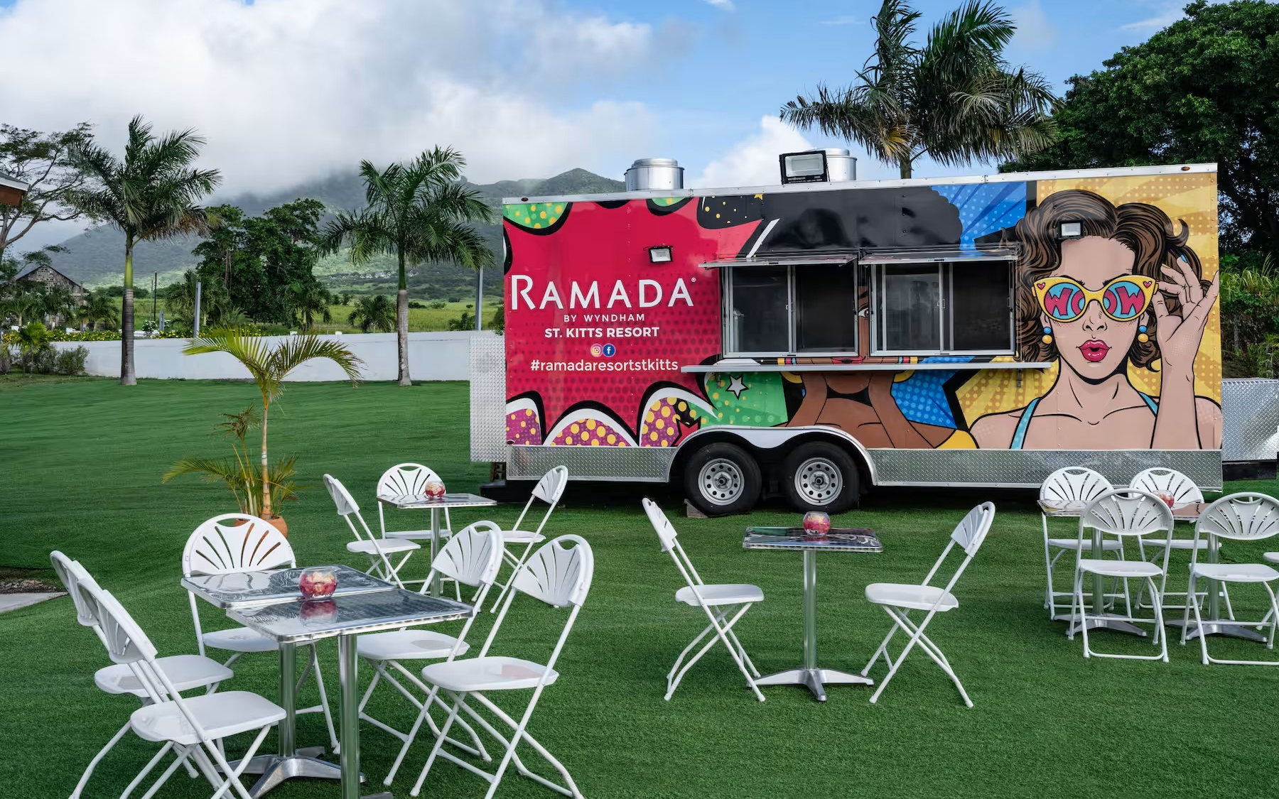 Food Truck au Ramada by Wyndham St. Kitts Resort