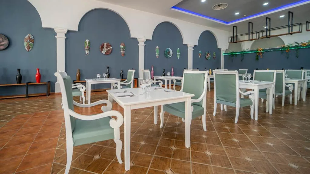 Une salle a manger au Resonance Blu Varadero Cuba avec Voyages Aqua Terra Une salle a manger au Resonance Blu Varadero Cuba avec Voyages Aqua Terra
