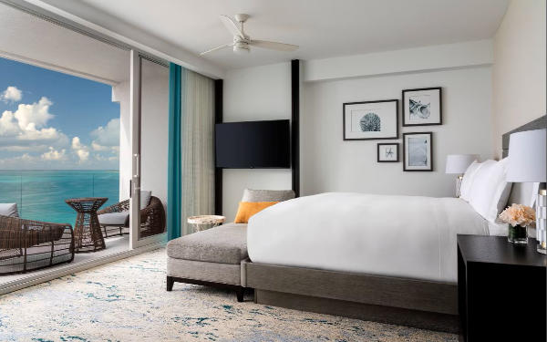 Chambre King au Ritz Carlton Turks & Caicos