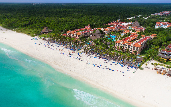 Sandos Playacar Beach vue aérienne