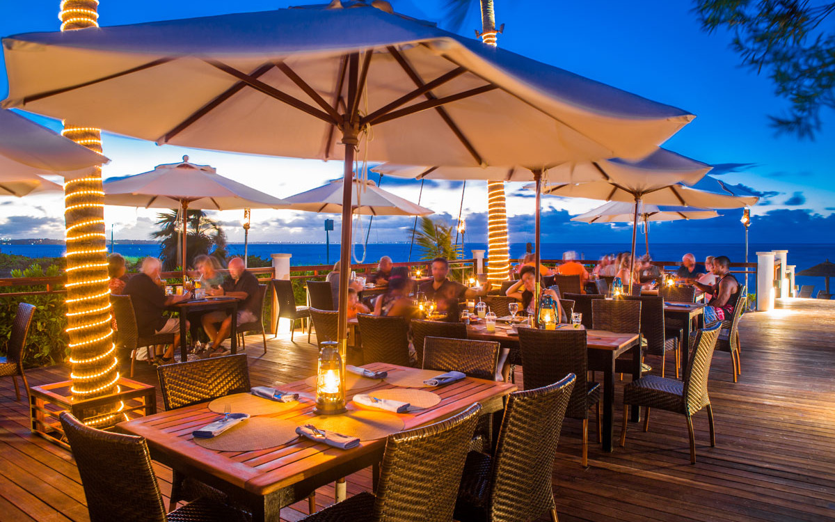 Beachside restaurant