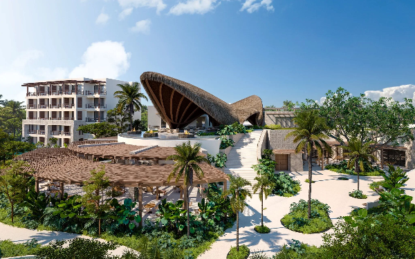 Lobby at Secrets Playa Blanca