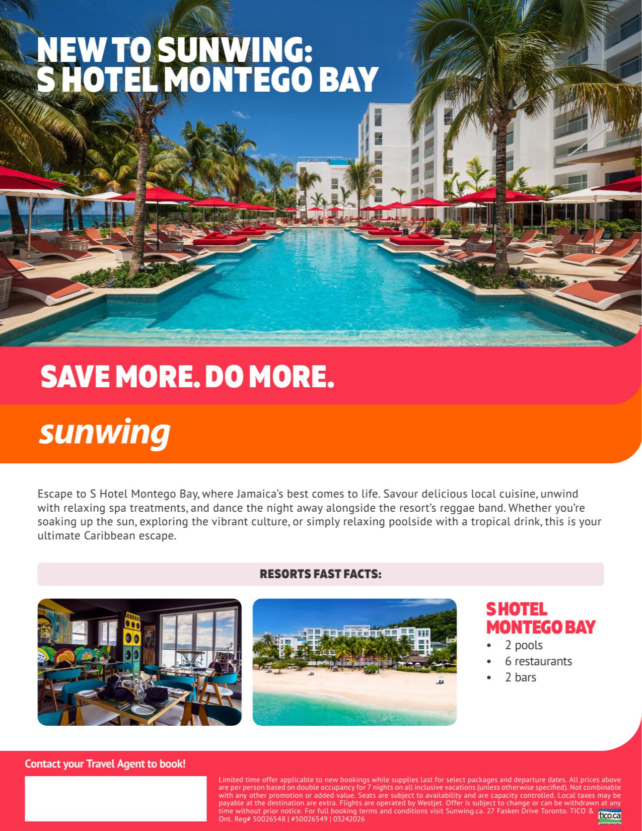 New hotel Sunwing Hotel Montego Bay&nbsp;with Voyages Aqua Terra