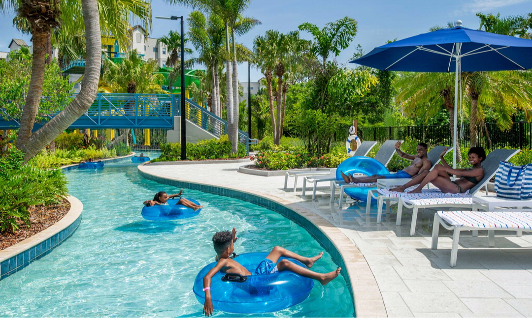Rivière lente au The Grove Resort & Water Park Orlando