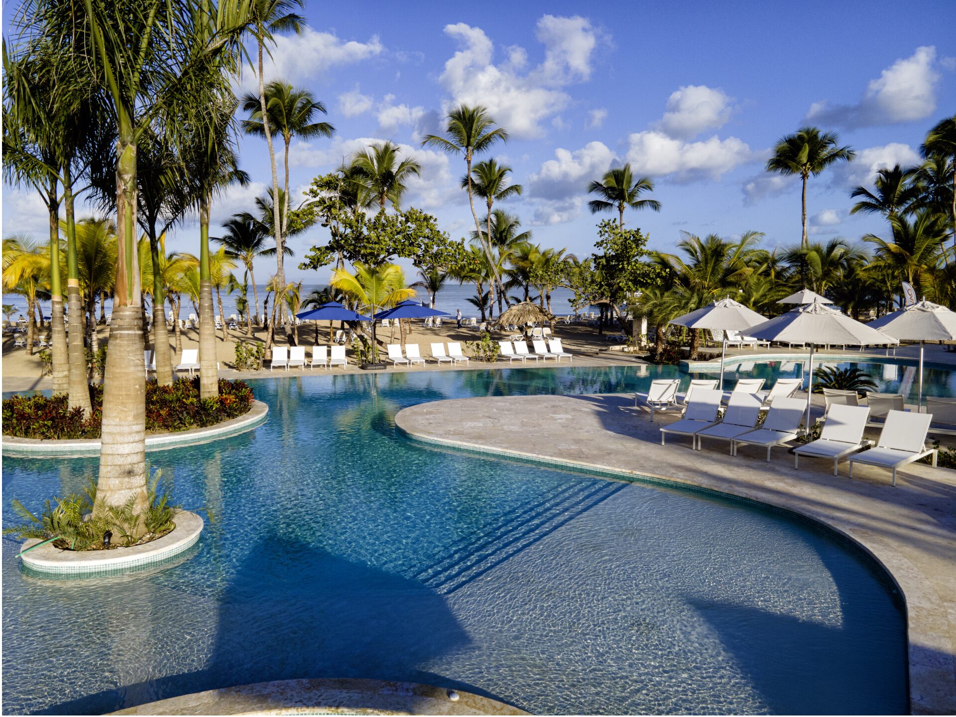 Blue pool at Viva Miches by Wyndham, Punta Cana with Aquaterra Travels